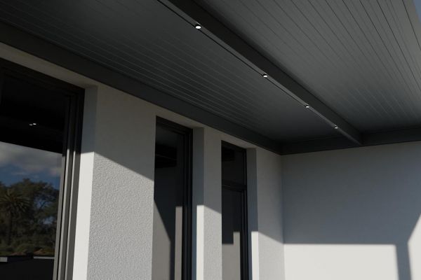 Led luči Misteral na terasi