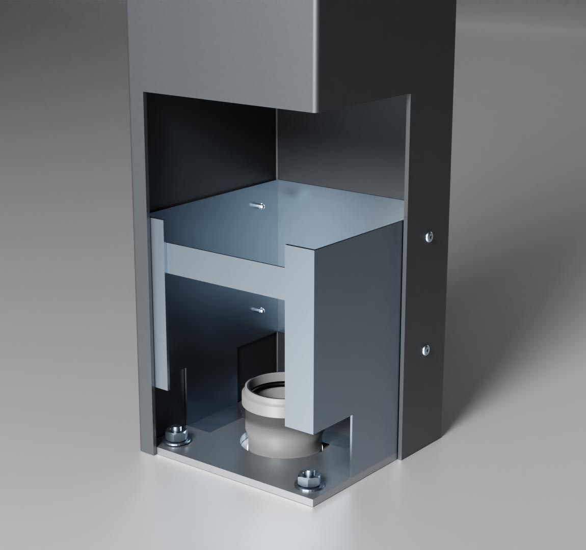 Samostoječa konzola za steber 155x155 prerez
